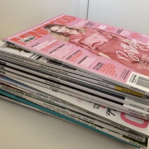 Magazines, my guilty pleasure