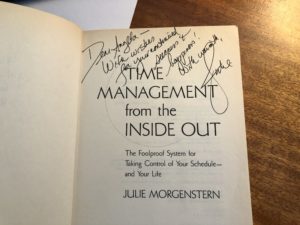 Time Management from the Inside Out by Julie Morgenstern