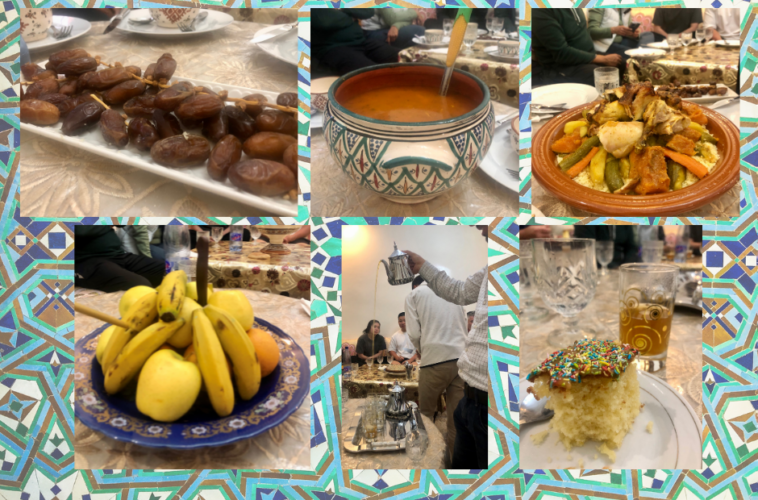An organised feast in Morocco