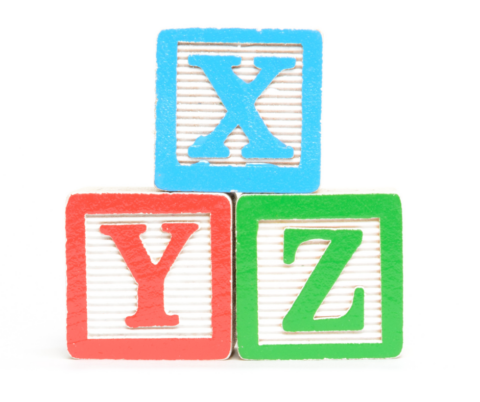 A to Z of Organising - X Y Z